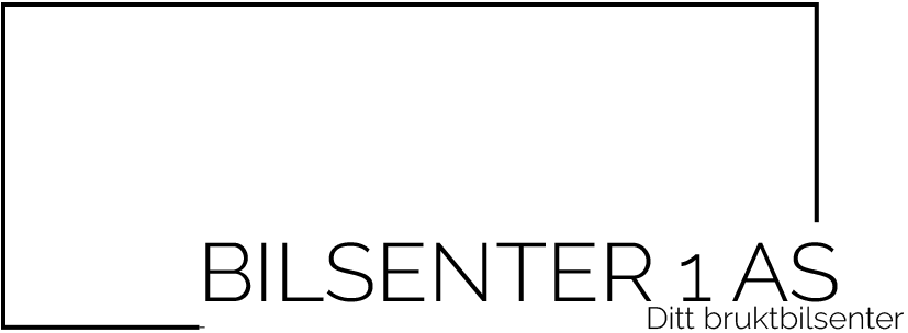 Bilsenter1 AS logo svart
